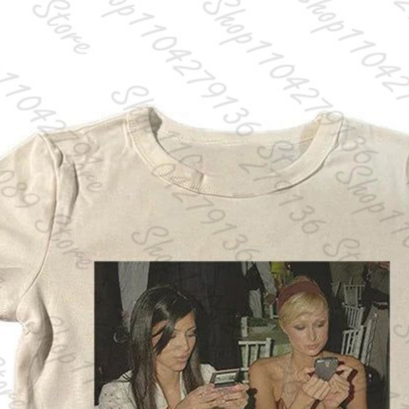 2000s Punk Women Short Sleeve  - Y2K Graphic Baby Tee Crop 评论和价格