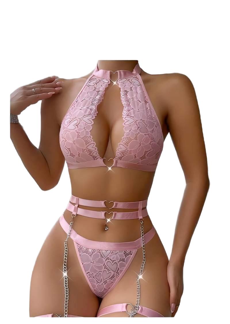 Sexy Lingerie Set Push Up Lace - Lingerie 评论和价格