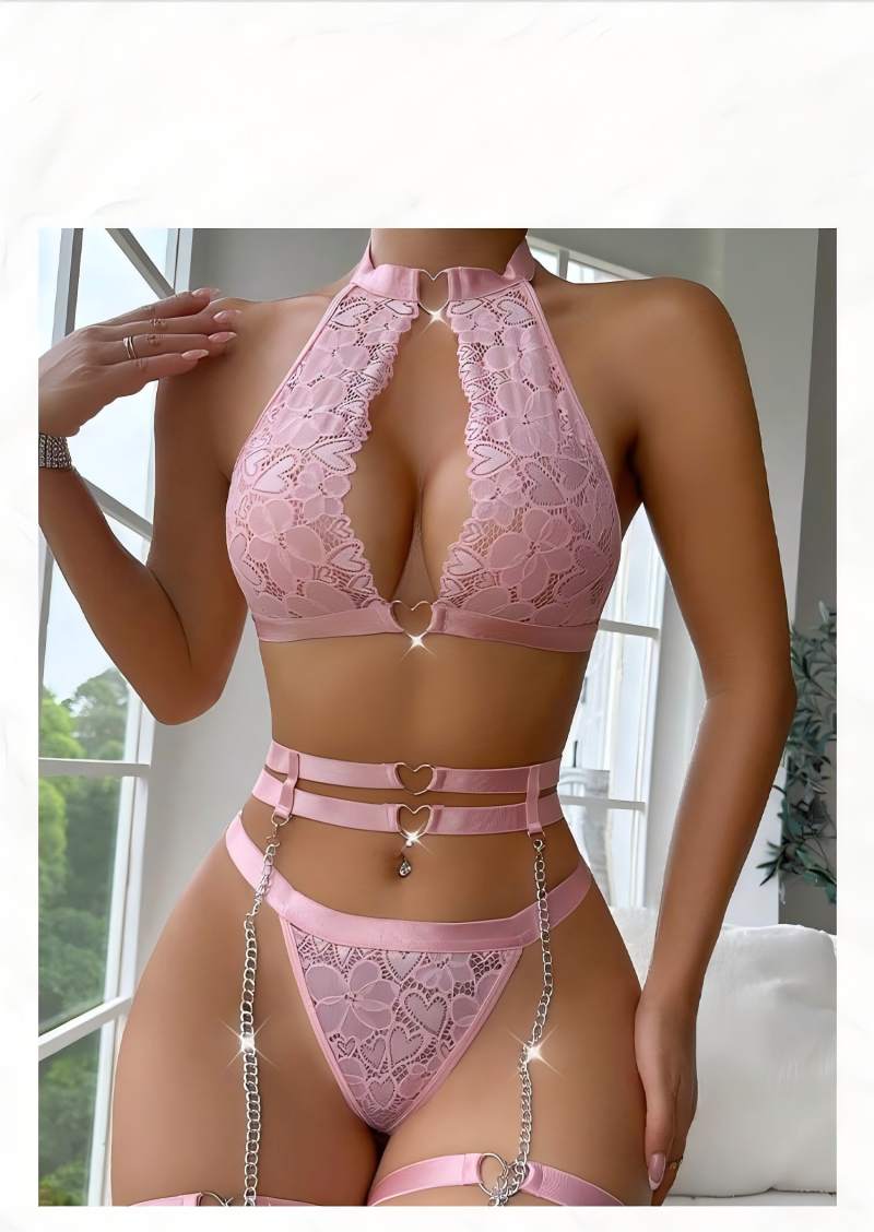 Sexy Lingerie Set Push Up Lace - Lingerie 评论和价格