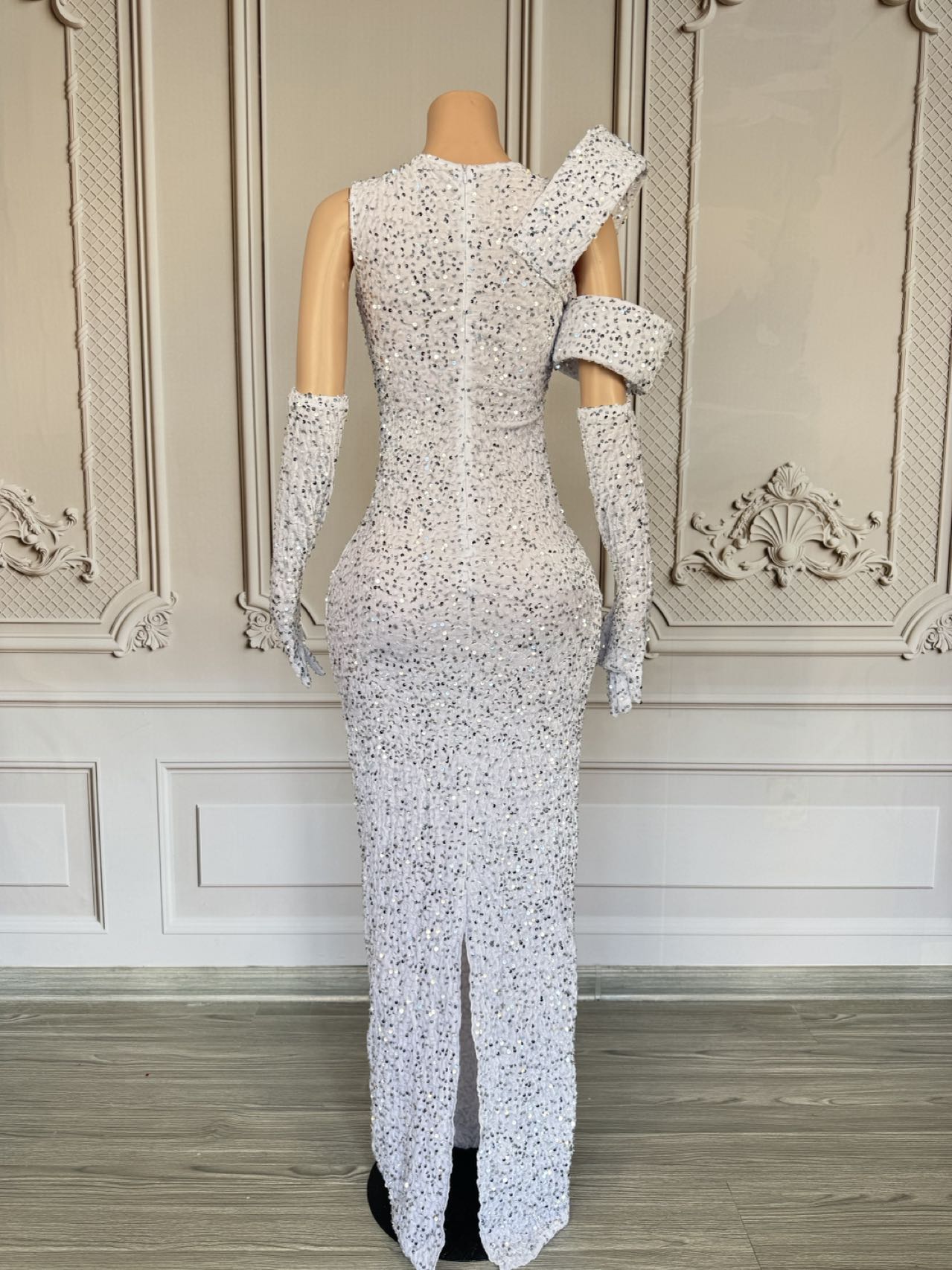 Sparkly Rhinestone Deep V Neck - Sparkly Rhinestone Club Party Dress 评论和价格