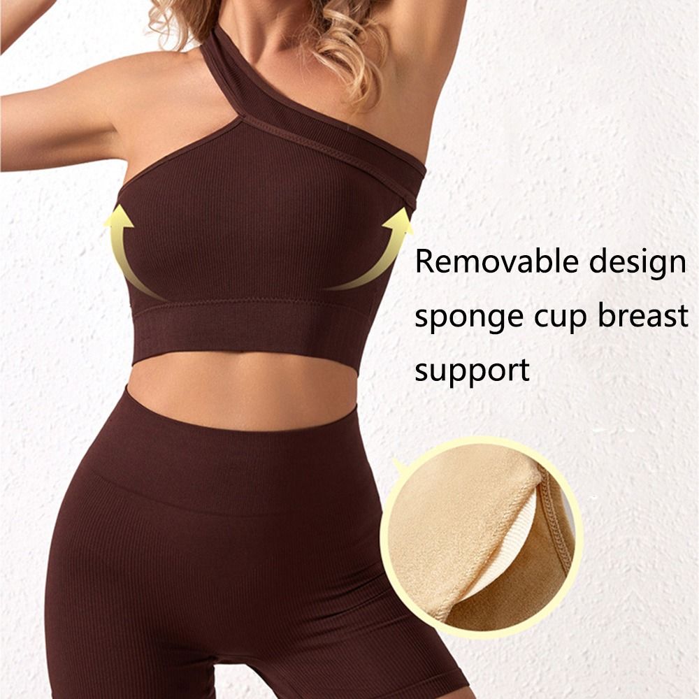2Pcs Casual Seamless Women Wor - Seamless Ribbed Workout Tank Top 评论和价格
