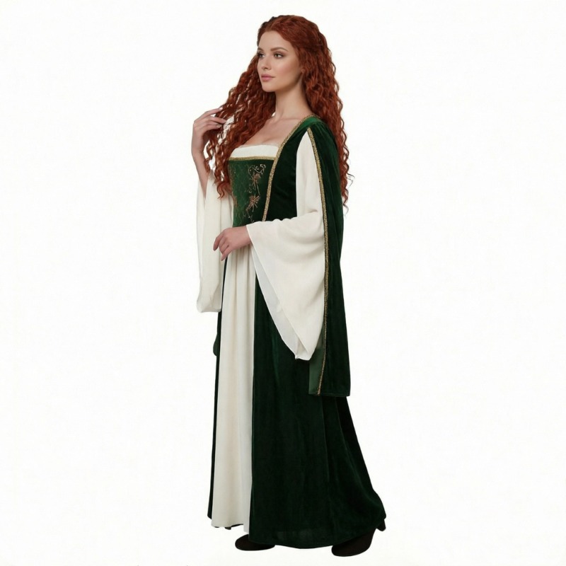 New Medieval Cosplay Costume R - Dresses 评论和价格