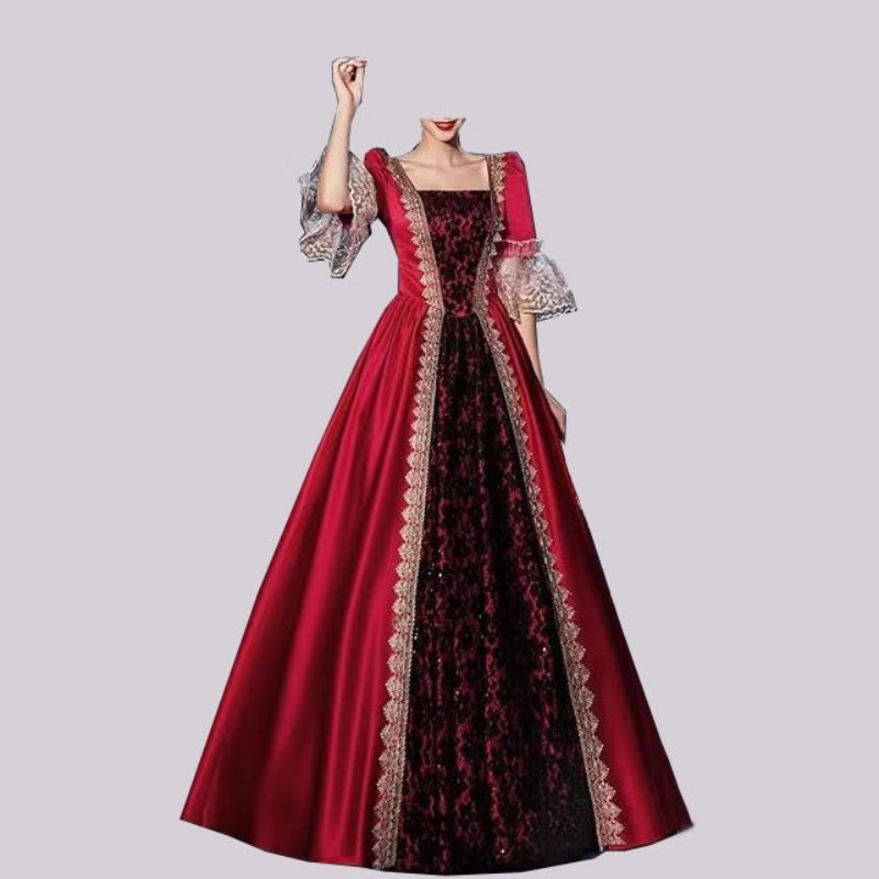 S‑5XL Women New Medieval Renai - Dresses 评论和价格