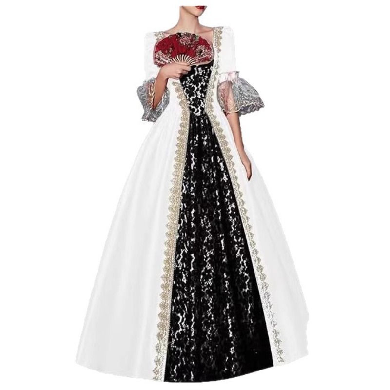 S‑5XL Women New Medieval Renai - Dresses 评论和价格