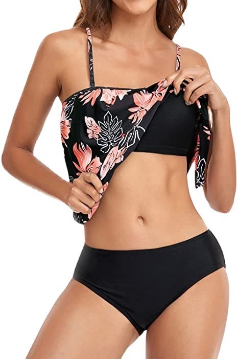 Women's High Waist Bikini Crop - Swimwear 评论和价格