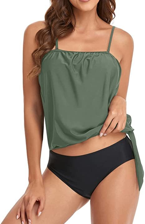 Women's High Waist Bikini Crop - Swimwear 评论和价格