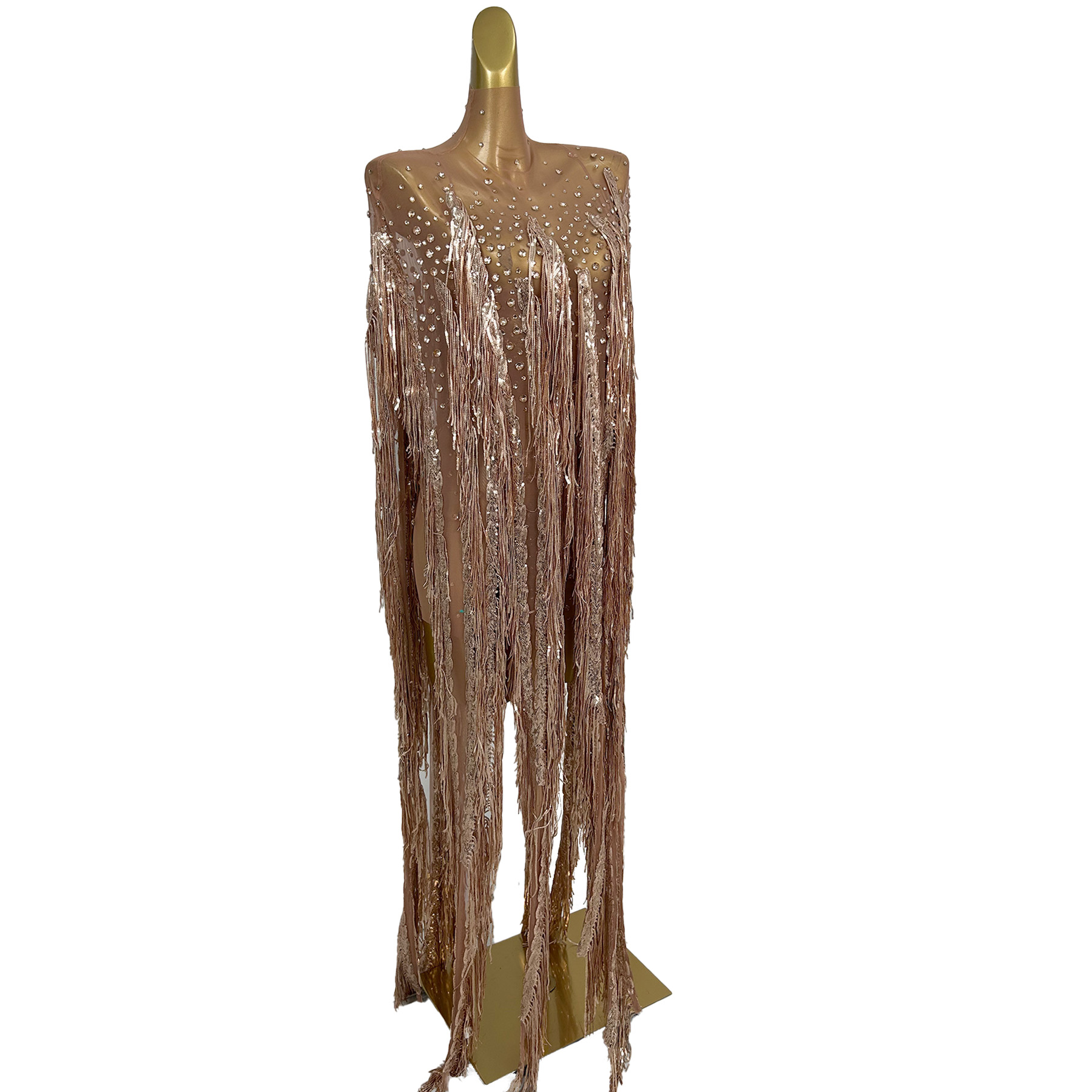 Sparkly Rhinestone Sequins Lon - Sparkly Rhinestone Club Party Dress 评论和价格
