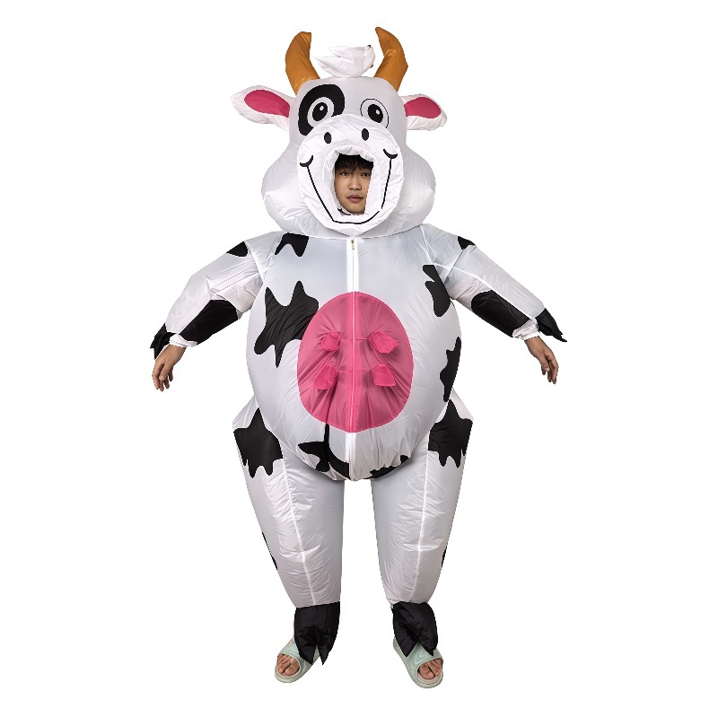 Halloween Funny Inflatable Cow - Dresses 评论和价格