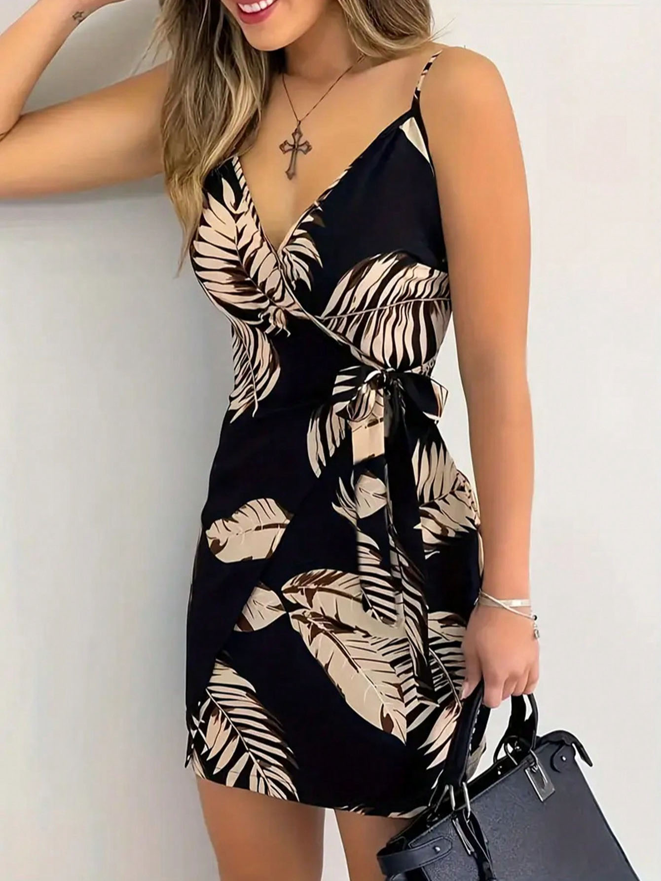 Women's Floral Print Spaghetti - French Vintage Floral Midi Dress 评论和价格