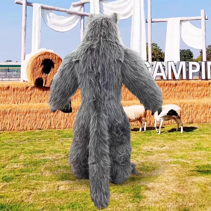 Giant Inflatable Grey Wolf Mas - Dresses 评论和价格