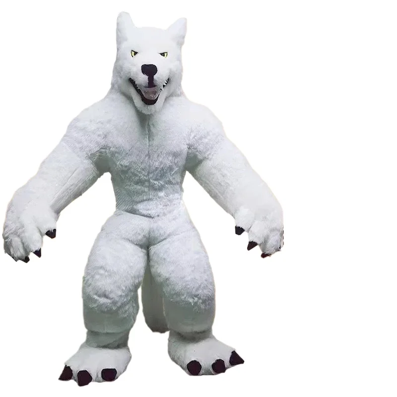 Giant Inflatable Grey Wolf Mas - Dresses 评论和价格
