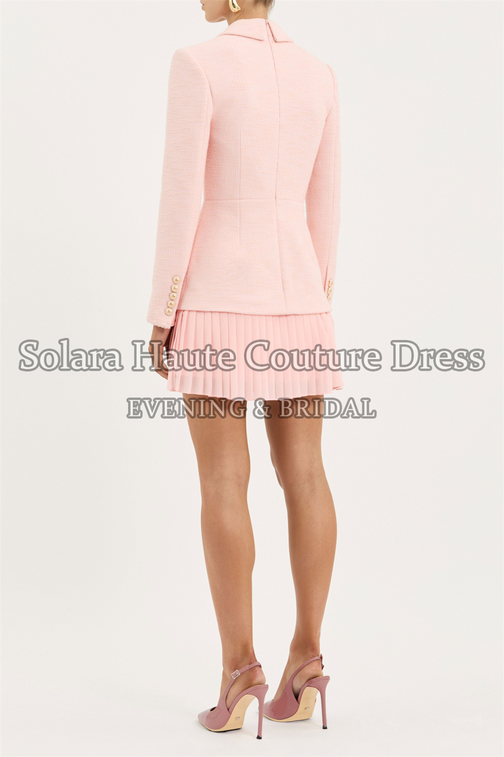 Solara Tweed Two Piece Suit Bl - Tweed Two Piece Blazer Dress 评论和价格