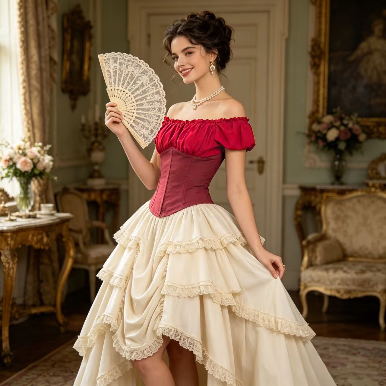 Renaissance Asymmetrical Hem S - Skirts 评论和价格